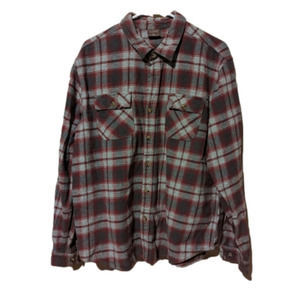 Great Northwest Clothing Company Red and Gray Plaid Shirt